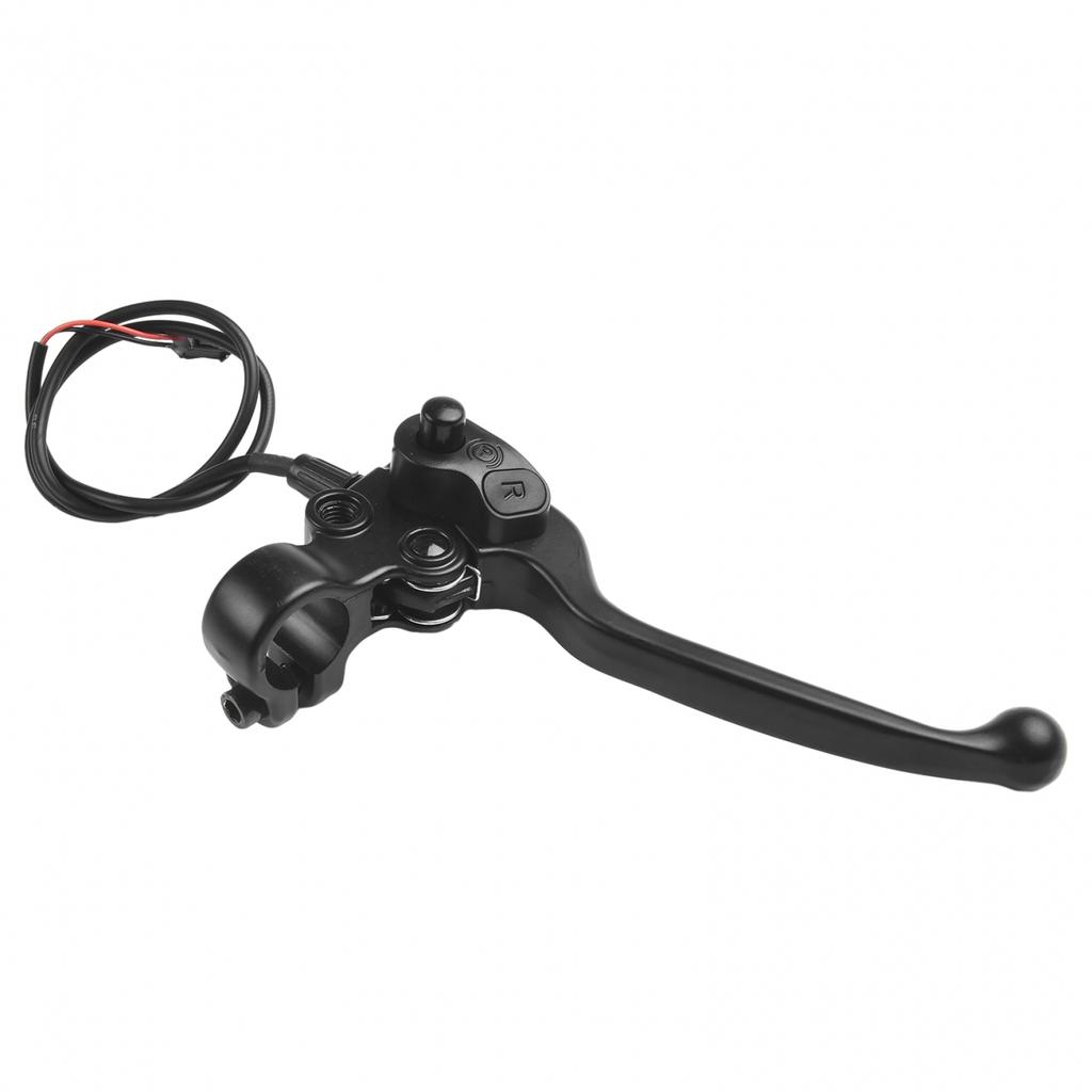 1 Pair Bike Brake Levers Black With Parking Button
