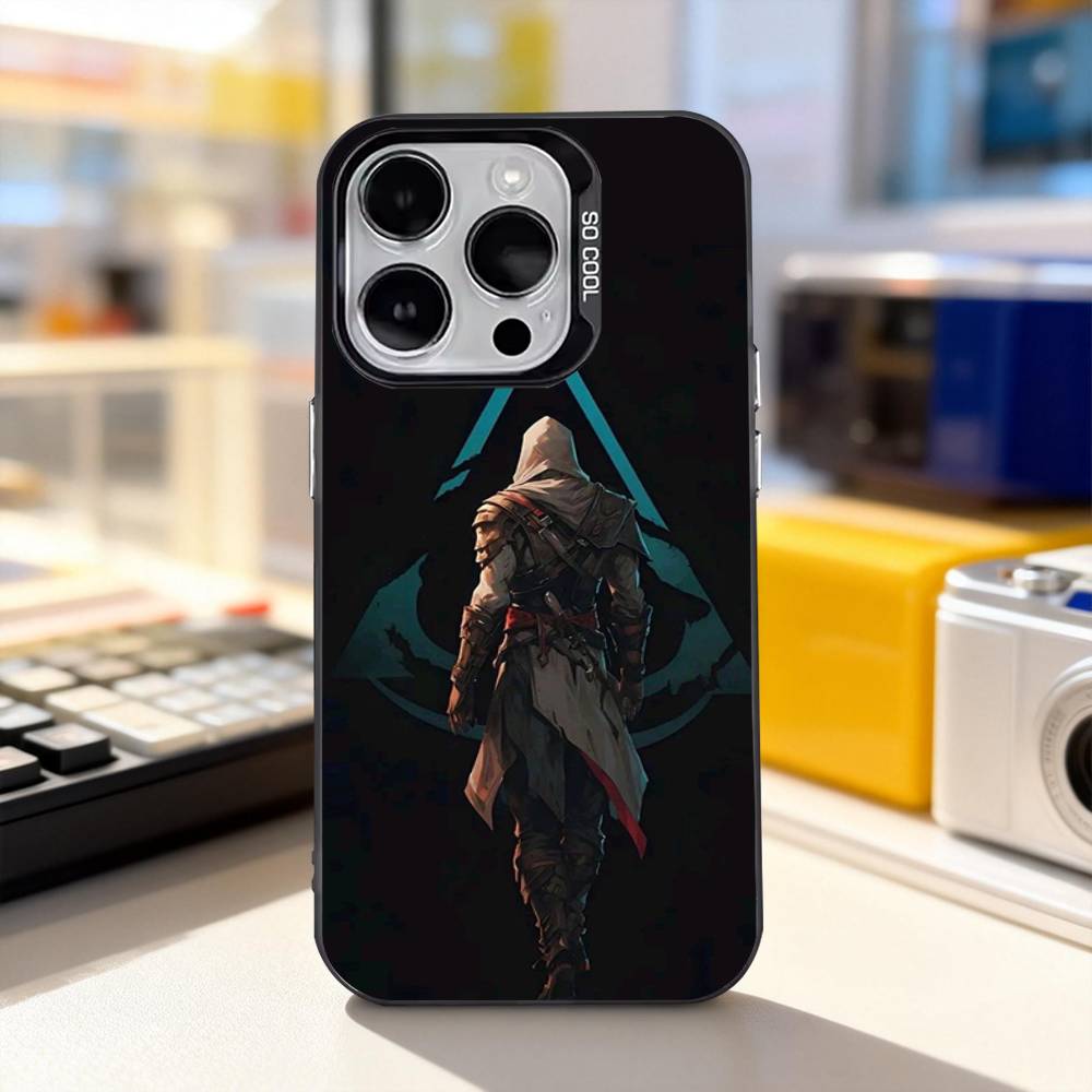 A-Assassins-s Крутой C-Creed Чехол для телефона Для iPhone 17,16,15,14,13,12,11,Pro,XS,Max,Plus,Mini,SE4,E Черный Матовый Ударопрочный Чехол
