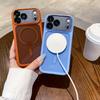Simple Magnetic Skin Feel Shockproof TPU Phone Case for iPhone 17 Pro Max 17 Pro for Magsafe Camera Protection Slim Fit Cover