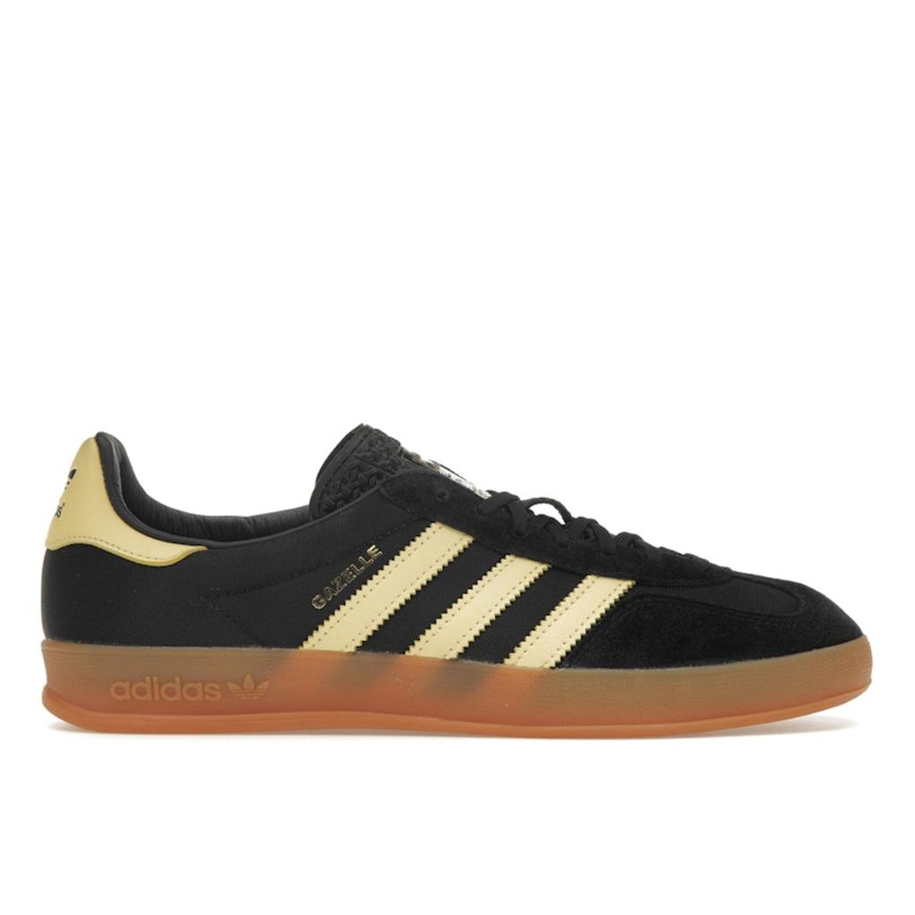 Adidas Gazelle Indoor Black Almost Yellow Gum Unisex Sneakers Core-Black IG4999