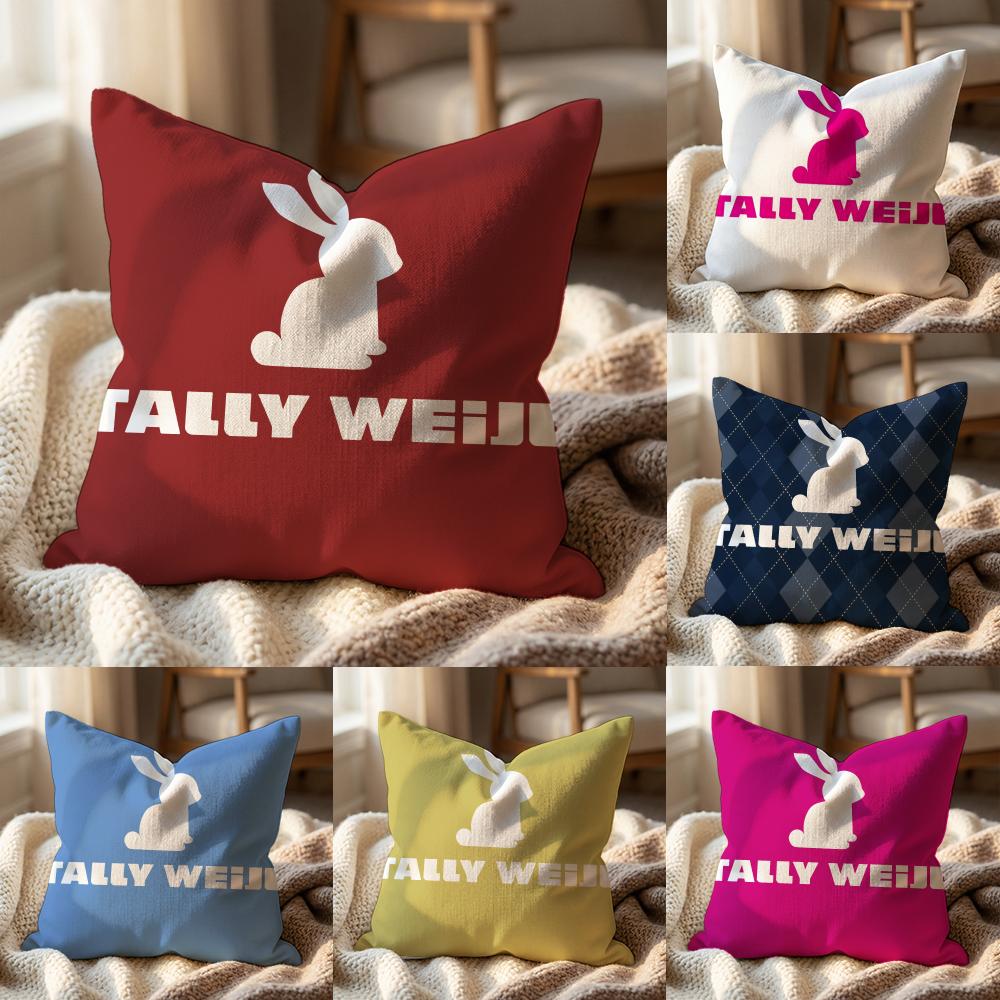 HOT Tally Weijl Cushion Cover Multi-Scene Pillow Cover for Home & Car - Reversible, Soft & Durable for Daily Use
