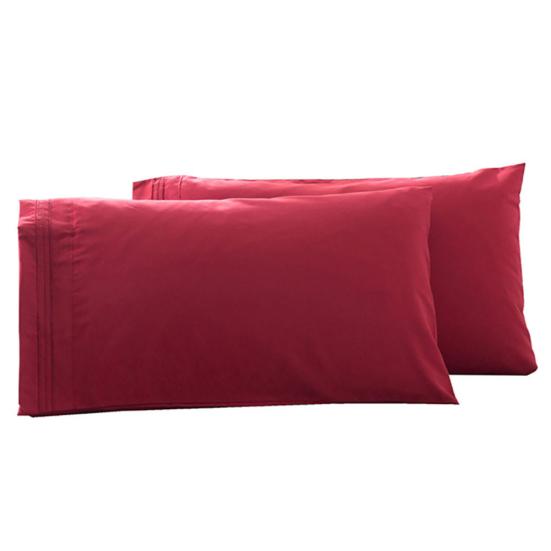 2 шт. King Queen стильный сплошной цвет кровать наволочка наволочка декор для спальни