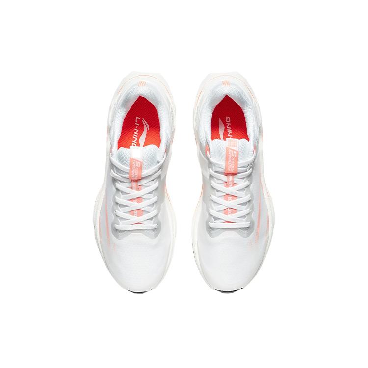 Li Ning Furious Rider 5.0 Технология BOOM Низкие Беговые Кроссовки Женские Бело-Оранжевые ARZR002-14