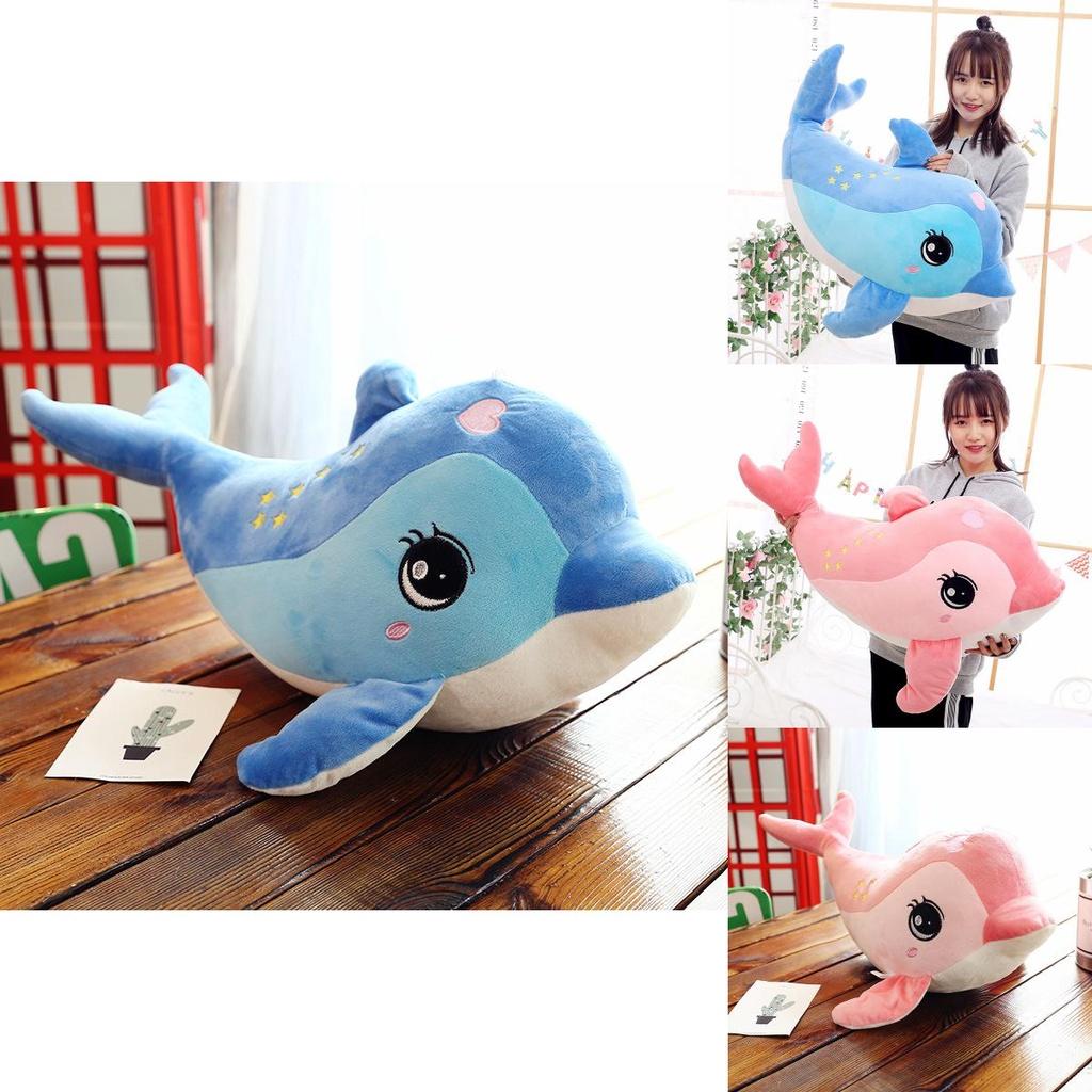 7-star Dolphin Plushie Adorable And Huggable Toy For Babies And Kids