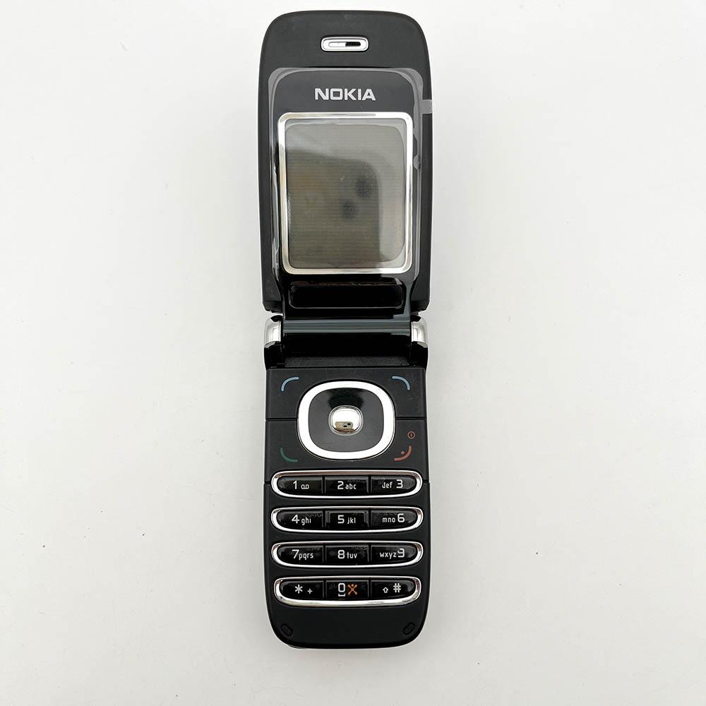 Восстановленный разблокированный оригинальный мобильный телефон Nokia 6060 Flip GSM с 1 SIM-картой