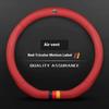 Car AntiSlip Leather Steering Wheel Cover For Volkswagen Magotan Passat Golf GTI Tiguan Touareg Polo Arteon Beetle T-ROC T-Cross