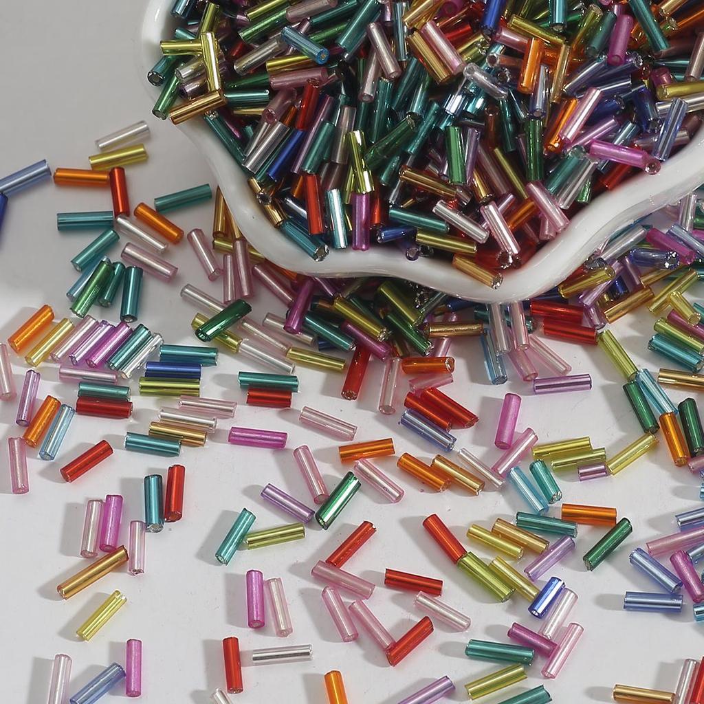 300/700 шт. Чешские цилиндрические стеклянные бисерные бусины-трубочки, европейский посевной бисер, свободные бусины для изготовления ювелирных изделий своими руками