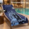 Custom Text ABBA Print Beach Towel Large Towel For Home Bathroom Beach