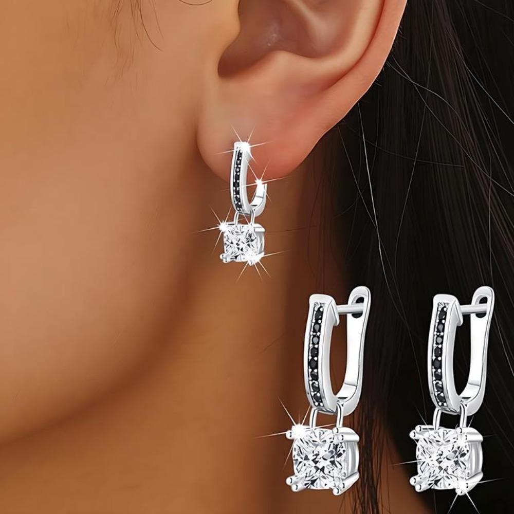 Black Awn Черные изысканные женские серьги-капли