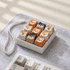 Backpack Pendant Puppy Keychain Shiba Inu Keycap Keychain Creative Keyboard Key Ring  Kids Toy