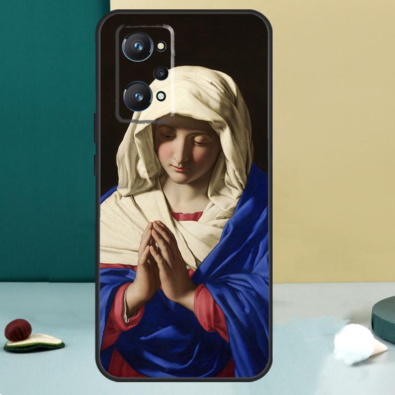 Чехол с Девой Марией для Realme GT 6T 5 6 GT 7 Pro C67 C75 C61 C55 C53 C51 C21Y C25S 10 11 12 13 14 Pro Plus