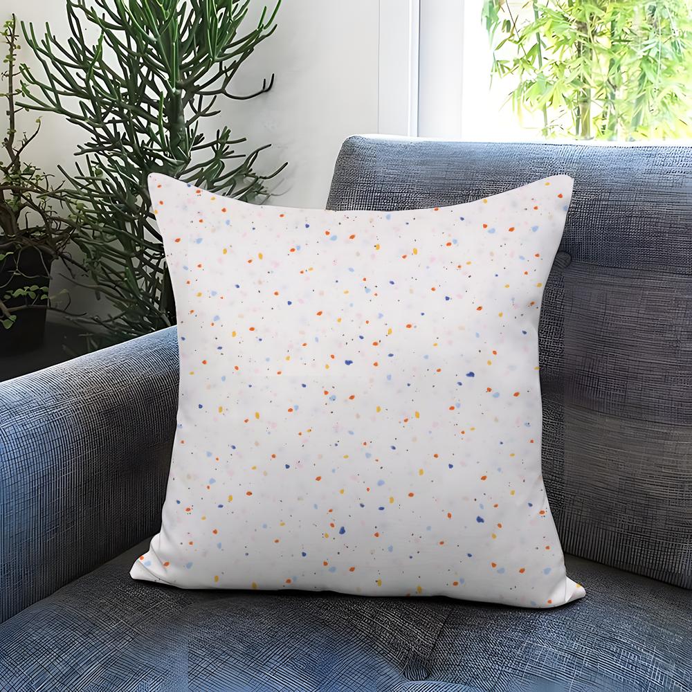 Starry Sky Texture Cushion Cover Comfortable Reversible Pillow Cover Ideal for Car Sofa Bedroom Beyond