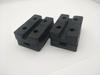 4Pcs Heavy Duty Rectangle Rubber Arm Pads Car Truck Hoist Lift Accessories Black