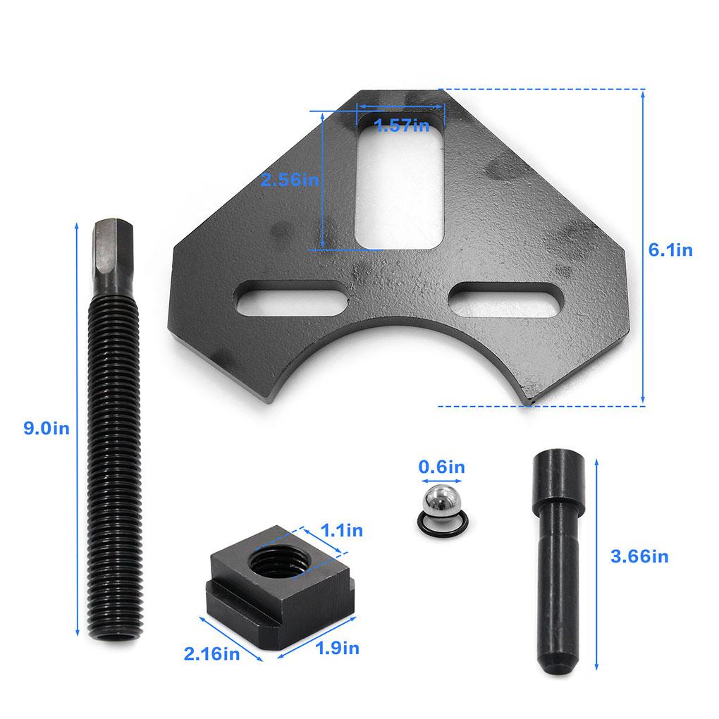 Быстрый и удобный набор для снятия ступицы колеса. Работа выполнена в кратчайшие сроки. Простая в эксплуатации ступица с 8 выступами.. 6