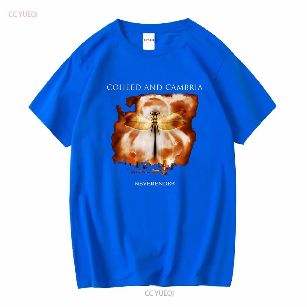 COHEED AND CAMBRIA NEVERENDER Футболка Хлопок S 5XL BO567 винтажная Стирка Графический мужской Унисекс Повседневный Универсальный Эластичный