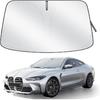 Car Windshield Sun Shade, 300T Thickened Car Window Shades Heat Reflective Interior Cool, Universal Fit For Most Cars SUVs Trucks, Foldable &