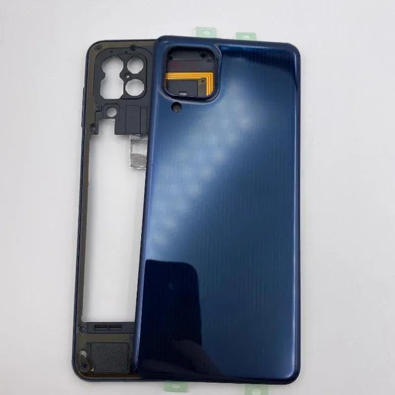 Phone Housing Frame Back Cover for Samsung M32 M325 M325FV Rear Panel Case Replacement Part with Adhesive