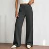 Универсальные женские брюки с широкими штанинами Business Casual, flattering color, для работы, для поездок на работу