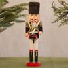 Vintage Soldier Doll Painted Handcraft Figurine Puppet Christmas Nutcracker  Xmas Party