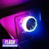 Car USB Atmosphere Lamp Wireless Flash Colorful Lights Play Lighting Lights Computer Night Decoration Auto Light Plug Light G4E5