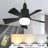 New Ceiling Fan LED With Light Remote Control Dimmable 30W E27 Base Modern Smart Wireless Fans Lighting For Bedroom and Living Room
