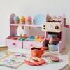 Деревянный игровой набор «Мороженое и Кофе» для девочек - Подарок на день рождения для ролевых игр