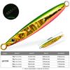 Luminous Long-Casting Deep-Sea Fishing Lure with Double Hooks for Mackerel and Other Giant Fish