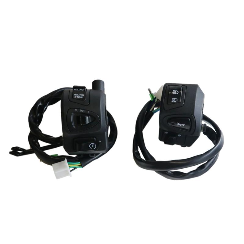 LMoDri 7/8 "22 мм мотоциклетные переключатели мотоциклетный звуковой сигнал дальнего/ближнего света фар сигнал поворота старт-стоп управление рулем