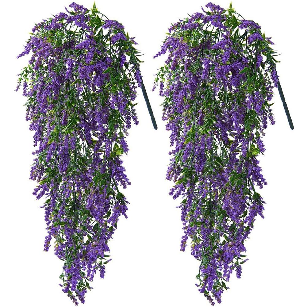 Artificial Flower Vine Faux Plants Wisteria Decoration