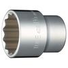 TONE Flats 4DB-36 12-Point Socket, 12.7mm (1/2") Drive, 1.5"
