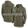 Mens Loose Long Sleeve Hooded T-Shirt NFL Football Graphic Print Sports Top