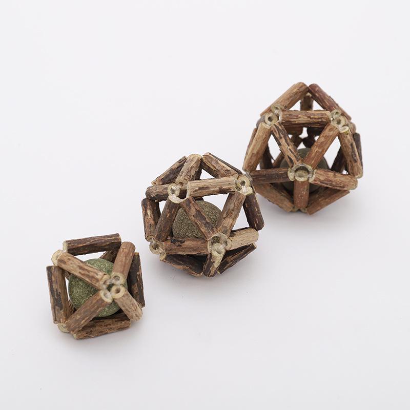 Catnip Ball & Teething Stick: Bite-Resistant, Self-Entertainment Toy for Kittens.