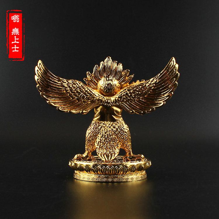 Dapeng Golden Winged Bird, Buddha Statue, Copper Alloy, Protecting The God of God, Falling Devils, Buddhist Law, Bodhisattva