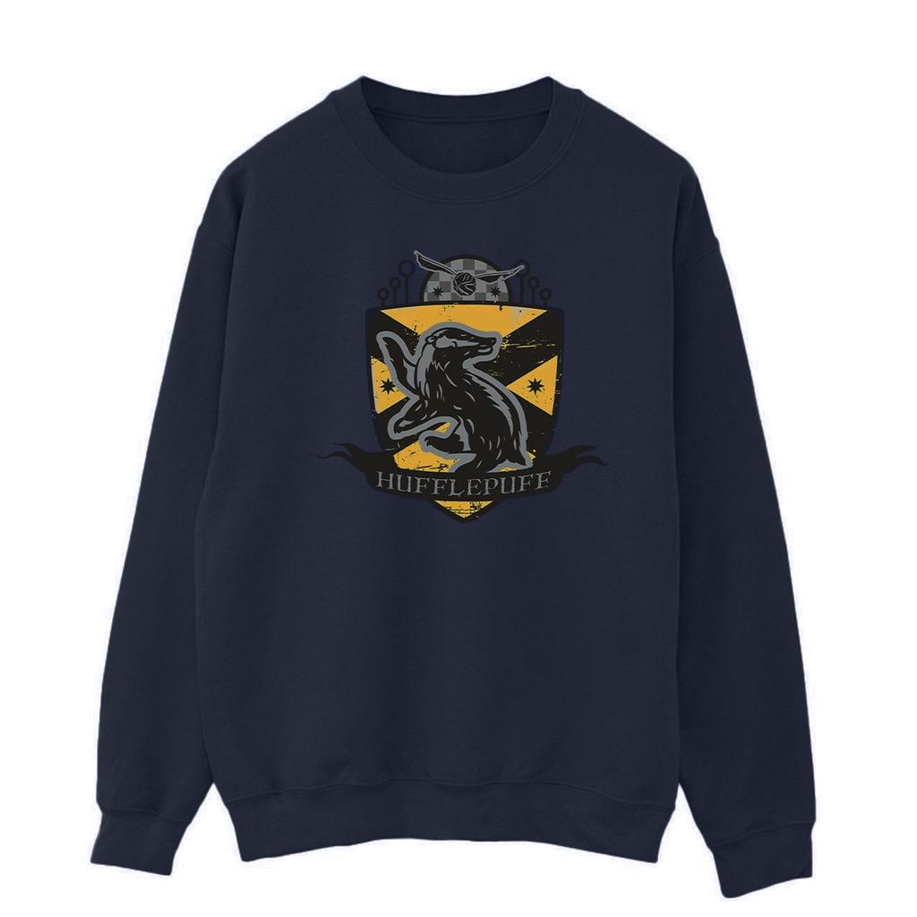 Harry Potter Mens Hufflepuff Chest Badge Sweatshirt