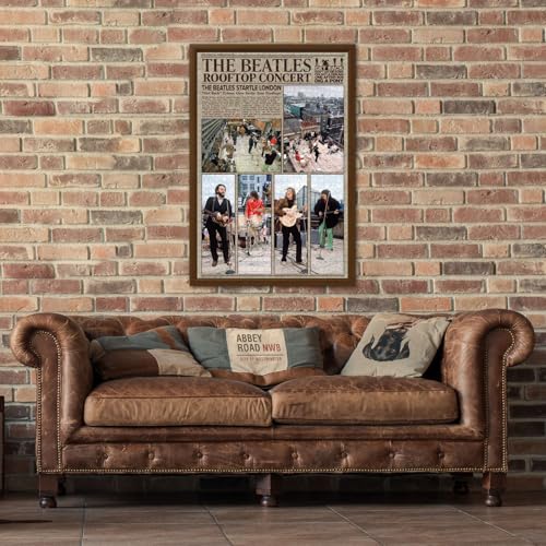 APPLEONE Jigsaw Puzzle 1000-923 The Beatles Rooftop Concert, 1000 Pieces, Made in Japan, 75 x 50 cm