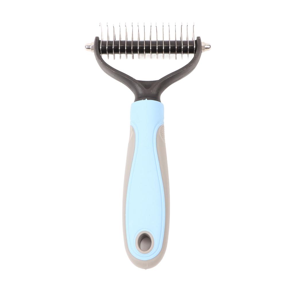 Щетка для груминга питомцев Двусторонняя щетка для линьки питомцев Удаляет спутанную шерсть Распутывающая расческа для питомцев для Голден