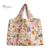 Reusable Shopping Bag with Unique Patterns Foldable Portable Large Capacity Waterproof Oxford Cloth Grocery Bag