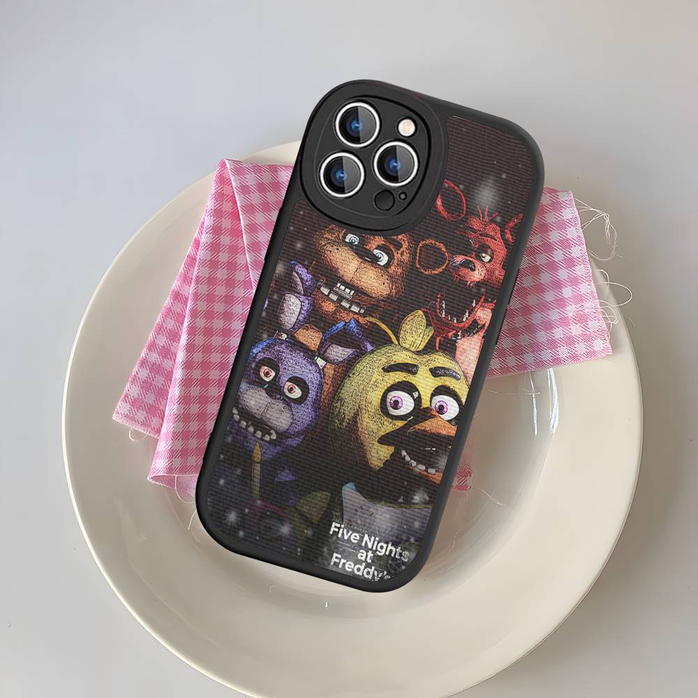 Игровой чехол F-Five N-Nights At F-FreddyS для телефона iPhone 16 15 14 13 12 11 Pro Max Plus Кожаный мягкий чехол