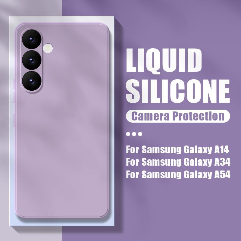 Liquid Silicone Rubber Shockproof Back Case For Samsung Galaxy S25 Ultra S24 FE S23 S22 S21 FE A56 A36 A55 A16 A15 A06 A35 A25 A54 5G