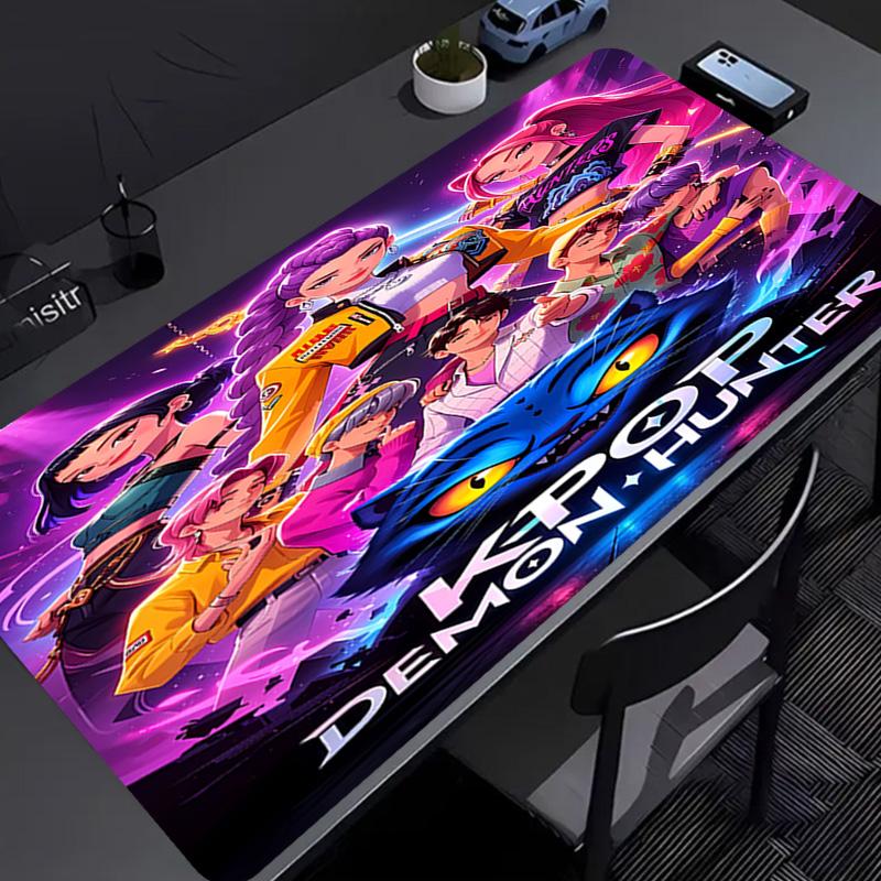 Demon Hunter Mouse Pad - Non-Slip Rubber Base, Smooth Surface for Work,Gaming,Office,And Home Use, Desk Mouse Pad