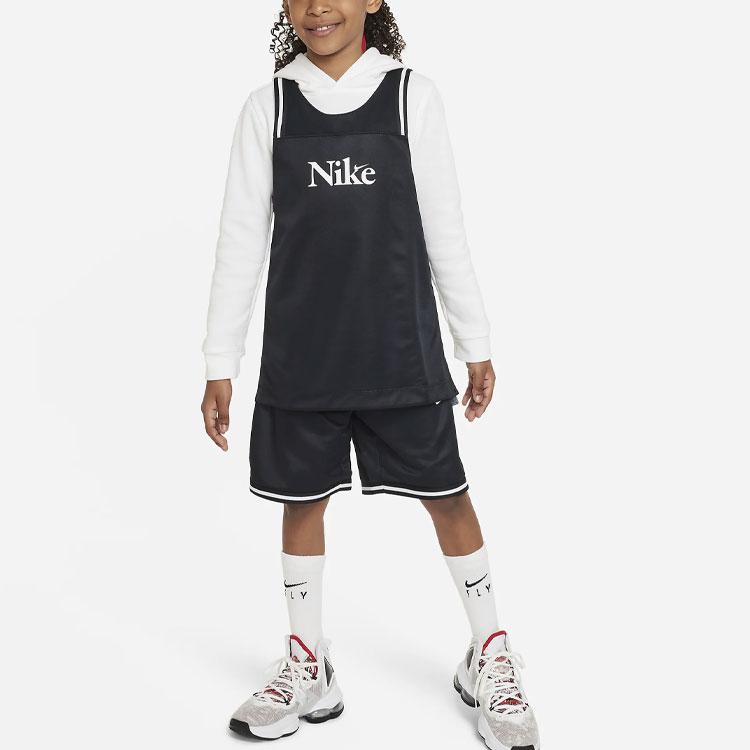 Nike Культура баскетбола Двусторонняя спортивная майка-топ для детей Черный FD4010-010