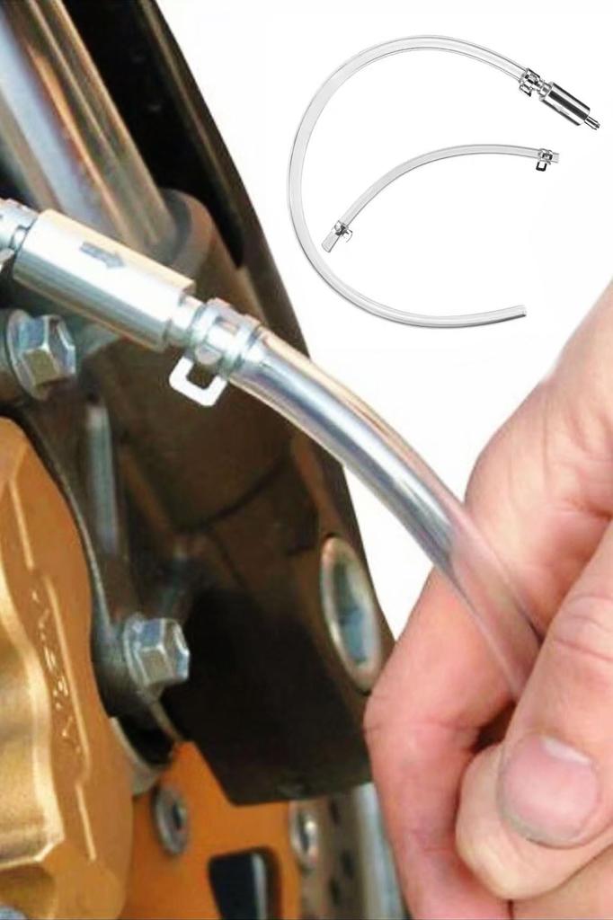 Автоматическая замена тормозов Мотоциклетная заправочная трубка Мотоциклетный гидравлический прокачной штуцер Гидравлический тормоз