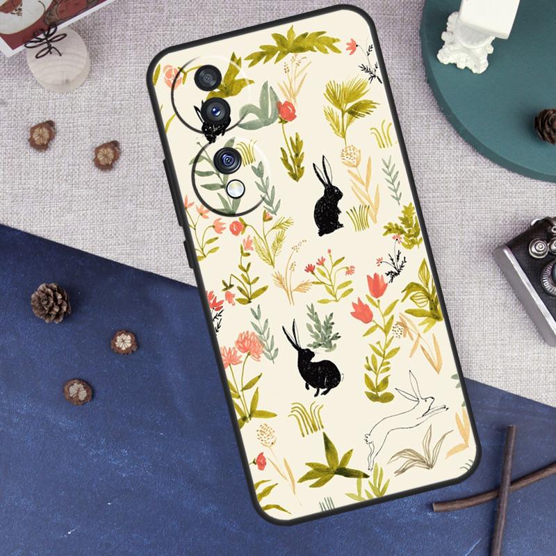 Чехол с кроликами для Honor Magic 8 7 5 6 Pro Чехол для Honor X9c X9b X9a X8a X8b 50 70 90 200 400 Lite