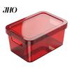 Easy View Storage Box Moisture-Proof with Lid Design Clear Sealed Container Stackable Organizer Durable Plastic for Home Use Freshness