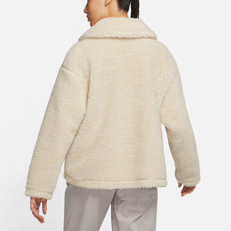 Nike Женская куртка Swoosh с полной молнией Азиатский размер Ротанг/Парус DD5621-206