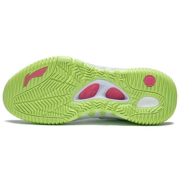 Баскетбольные кроссовки Li Ning Badfive 2 Low Мужские Низкие Стандартные Белый/Неоновый Желто-Зеленый ABFS003-17