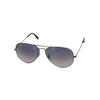 Поляризационные солнцезащитные очки Ray-Ban Aviator с оправой цвета оружейного металла и линзами с сине-серым градиентом Унисекс 0RB3025-004/78