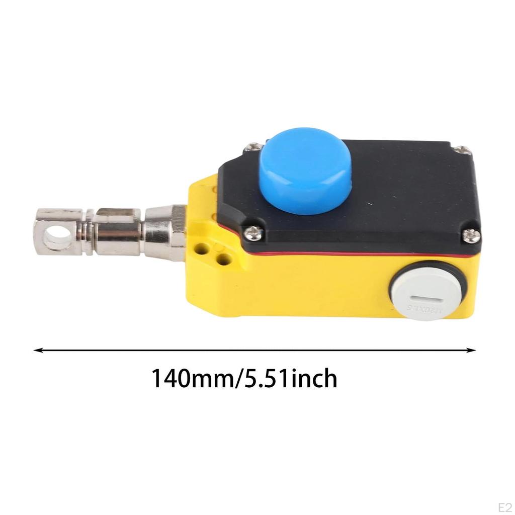 Аварийный выключатель с тросиком, автоматический сброс для электроинструмента с кнопкой, однофазный