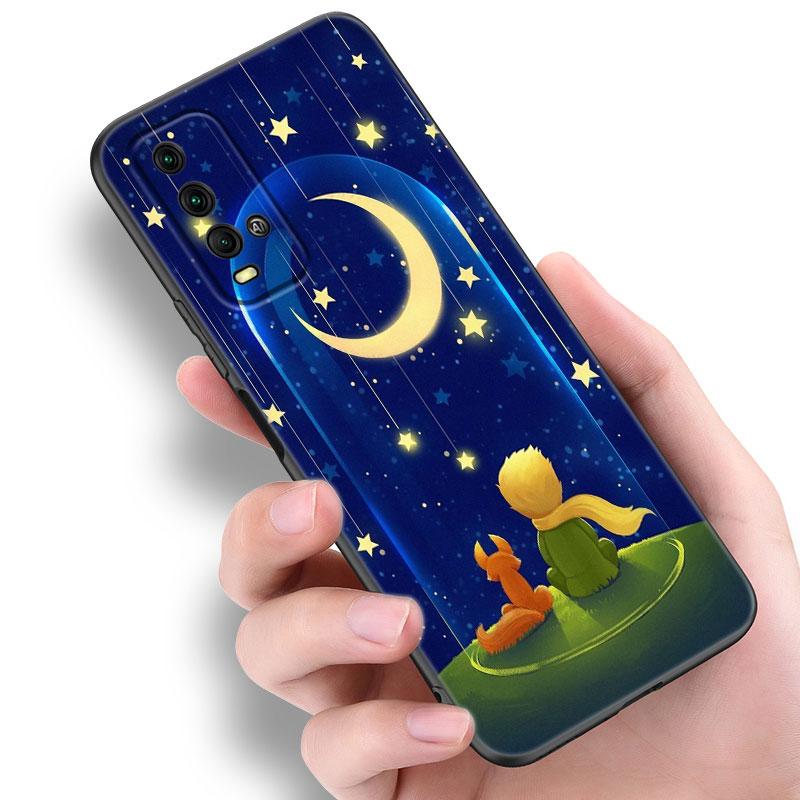 Чехол для телефона Art Little Prince для Xiaomi Redmi Note 5 6 9T K20 K40 K50 Pro 7A 8A 9A 9C 9i 10A 10C A1 S2 Мягкий черный чехол из ТПУ