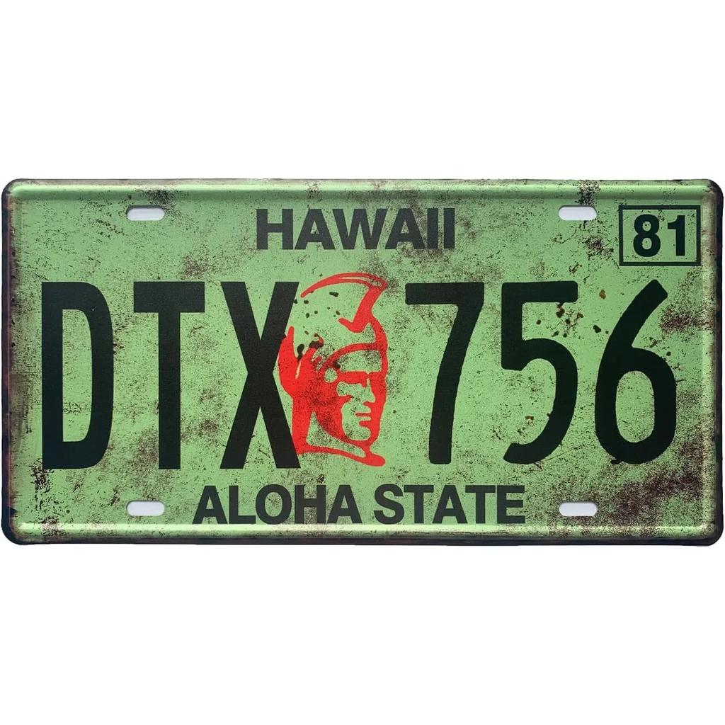 Винтажный номерной знак, ржавый металлический знак, передняя часть автомобиля, персонализированный номерной знак, новинка, старый номерной знак, декор для гаража, бара, клуба, кафе